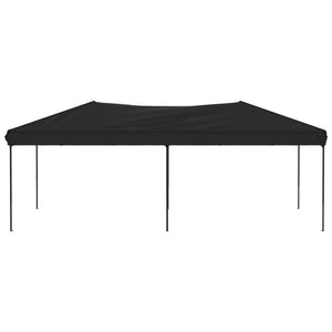 Faltbares Partyzelt Schwarz 3x6 m