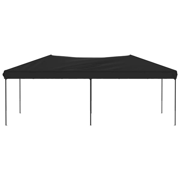 Faltbares Partyzelt Schwarz 3x6 m