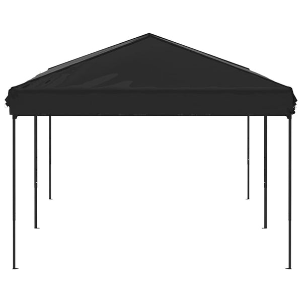 Faltbares Partyzelt Schwarz 3x6 m
