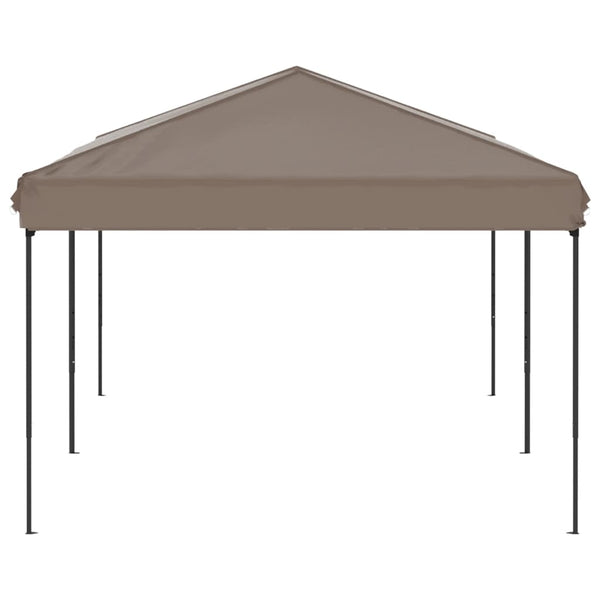 Faltbares Partyzelt Taupe 3x6 m
