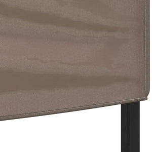 Faltbares Partyzelt Taupe 3x6 m