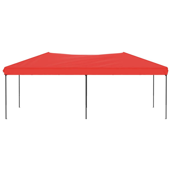 Rotes Faltbares Partyzelt 3x6 m