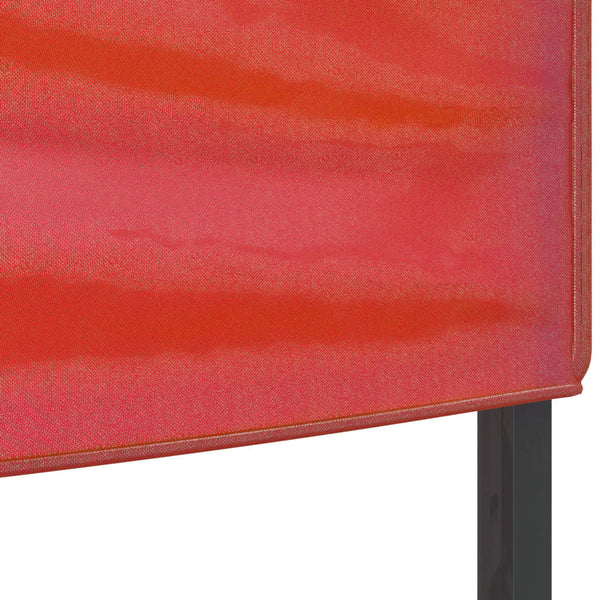 Rotes Faltbares Partyzelt 3x6 m