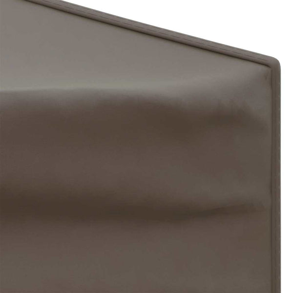 Faltbares Partyzelt 3x6 m Taupe mit Seitenwänden
