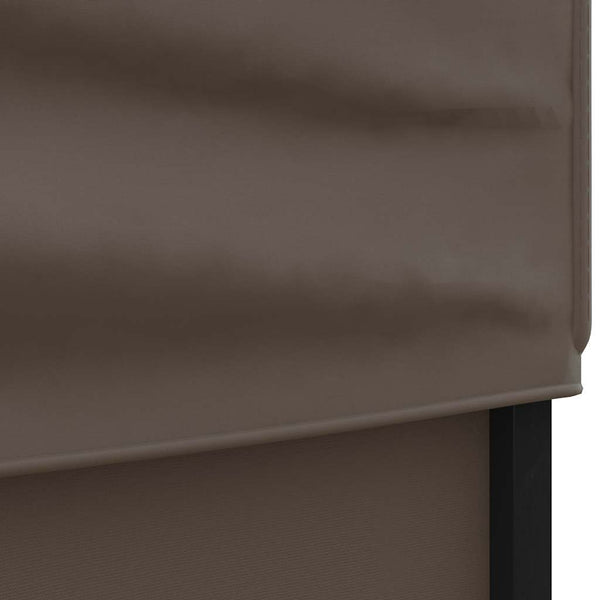 Faltbares Partyzelt 3x6 m Taupe mit Seitenwänden