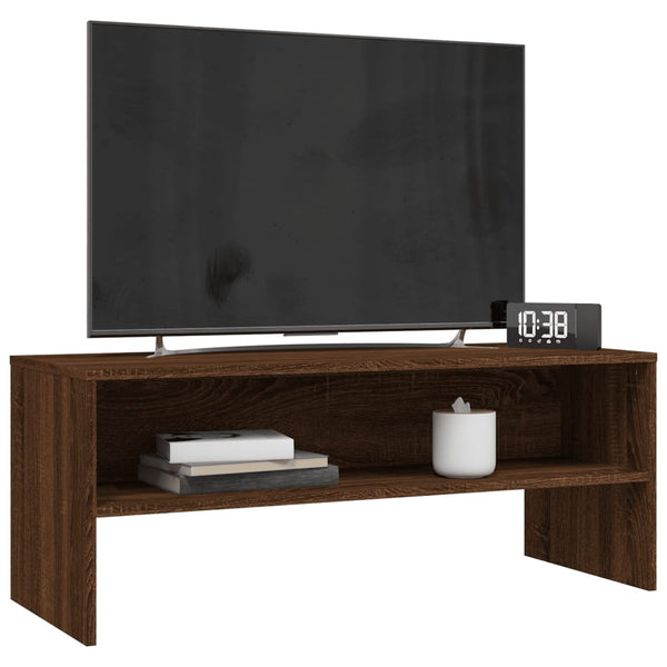 TV Schrank Braun Eichenoptik 100 cm