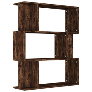 Bücherregal Raumteiler Räuchereiche 80x96 cm