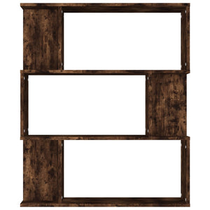 Bücherregal Raumteiler Räuchereiche 80x96 cm