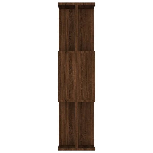 Bücherregal Raumteiler Braun Eiche 80x96 cm