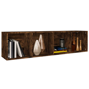 Bücherschrank Räuchereiche 36x30x143cm