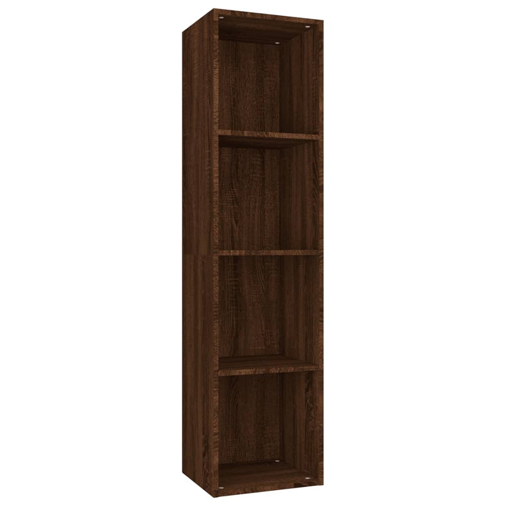 vidaXL Bibliothèque/Meuble TV marron aspect chêne 36x30x143 cm