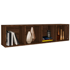 Bücherschrank TV-Schrank Braun Eiche 36x30x143 cm