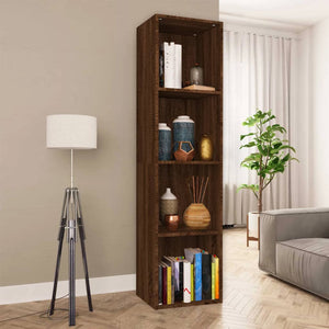 Bücherschrank TV-Schrank Braun Eiche 36x30x143 cm