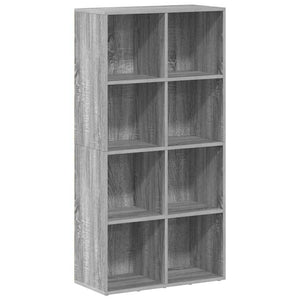 Bücherregal Sideboard Grau Sonoma 66x130 cm