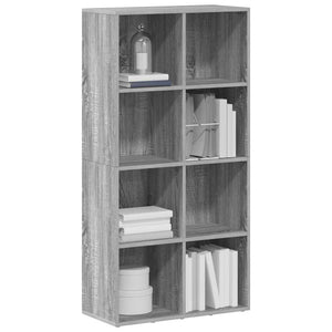 Bücherregal Sideboard Grau Sonoma 66x130 cm