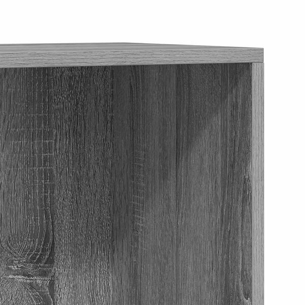 Bücherregal Sideboard Grau Sonoma 66x130 cm