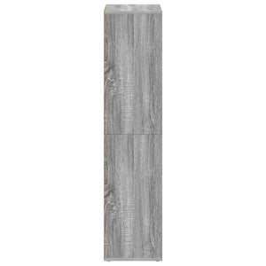 Bücherregal Sideboard Grau Sonoma 66x130 cm