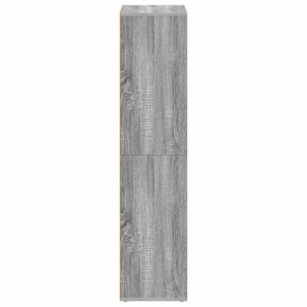 Bücherregal Sideboard Grau Sonoma 66x130 cm