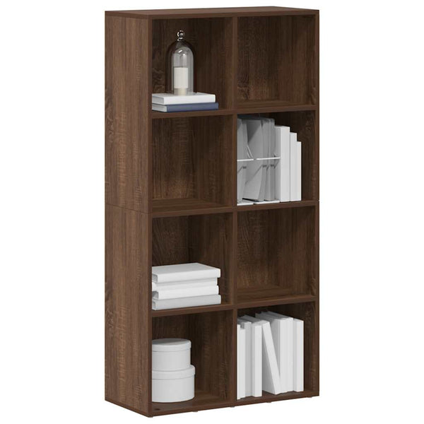 Bücherregal Sideboard Braun Eiche 66x130 cm