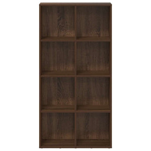 Bücherregal Sideboard Braun Eiche 66x130 cm