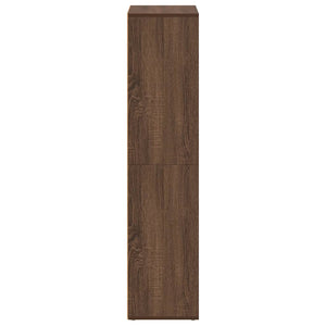 Bücherregal Sideboard Braun Eiche 66x130 cm