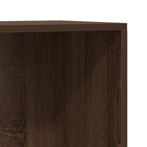 Bücherregal Sideboard Braun Eiche 66x130 cm