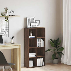 Bücherregal Sideboard Braun Eiche 66x130 cm
