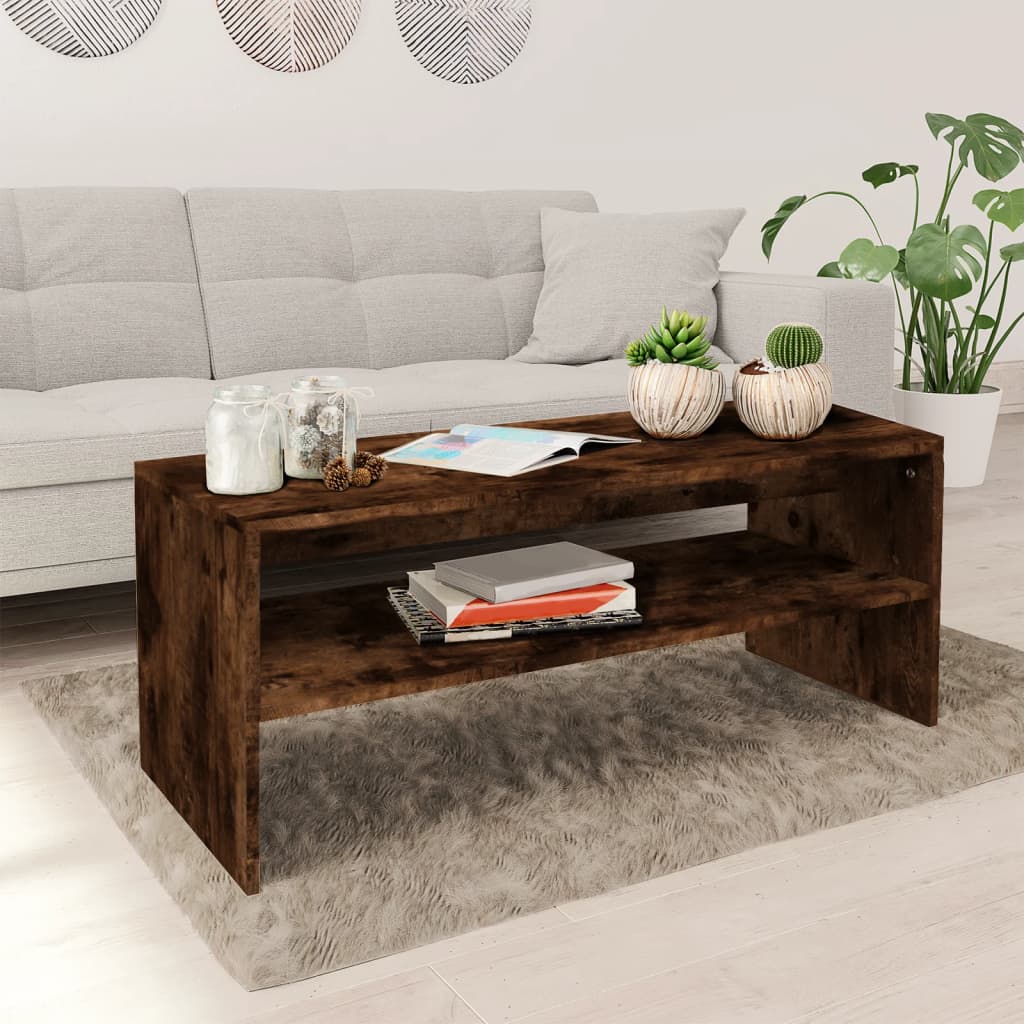 Couchtisch Räuchereiche 100x40 cm