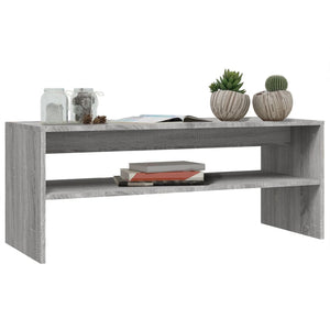 Couchtisch Grau Sonoma 100x40 cm