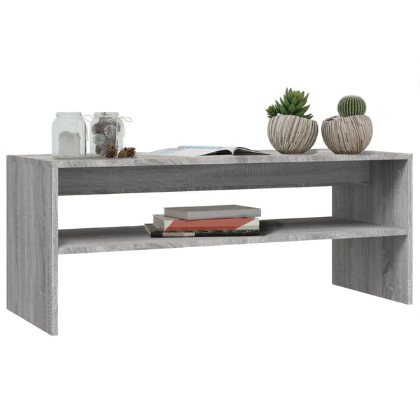 Couchtisch Grau Sonoma 100x40 cm