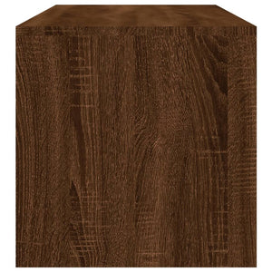 vidaXL Table basse marron aspect chêne 100x40x40 cm Bois d'ingénierie