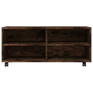 TV-Schrank Räuchereiche 90 cm mit Rollen