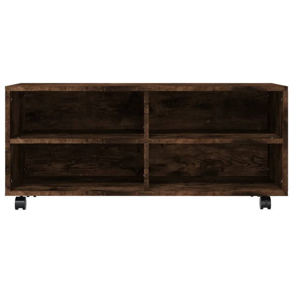 TV-Schrank Räuchereiche 90 cm mit Rollen