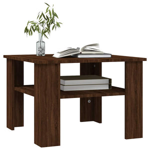 Couchtisch Braun Eichenoptik 60x60 cm