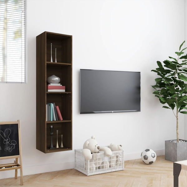 Eichen Bücherregal/TV-Schrank 143cm