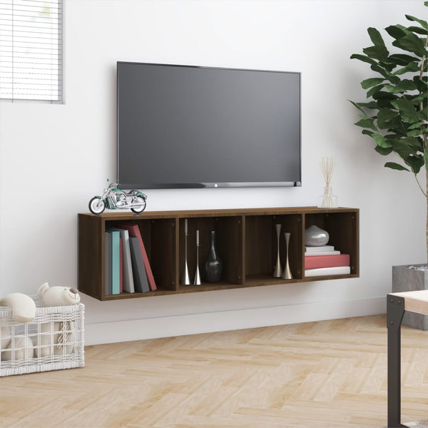 Eichen Bücherregal/TV-Schrank 143cm