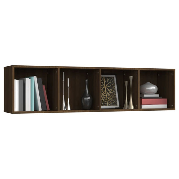 Eichen Bücherregal/TV-Schrank 143cm