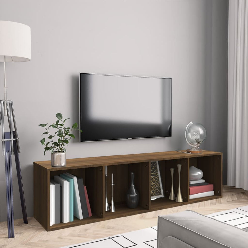 Eichen Bücherregal/TV-Schrank 143cm