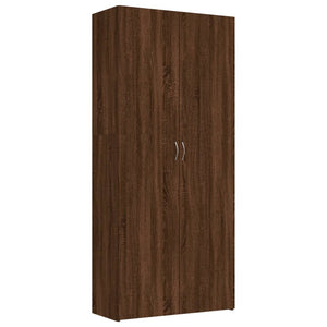 Schuhschrank Braun Eichenoptik, 180 cm hoch