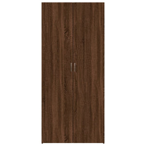 Schuhschrank Braun Eichenoptik, 180 cm hoch