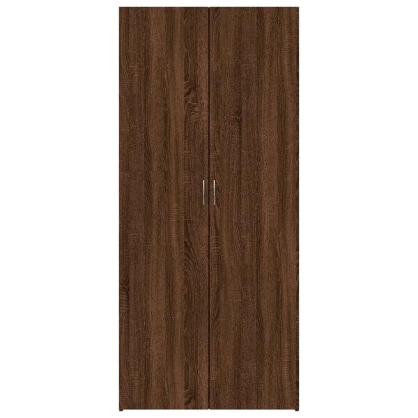 Schuhschrank Braun Eichenoptik, 180 cm hoch