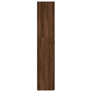 Schuhschrank Braun Eichenoptik, 180 cm hoch
