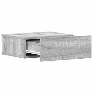 Hängender Nachttisch Grau Sonoma 40x30x15 cm