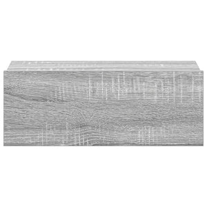 Hängender Nachttisch Grau Sonoma 40x30x15 cm