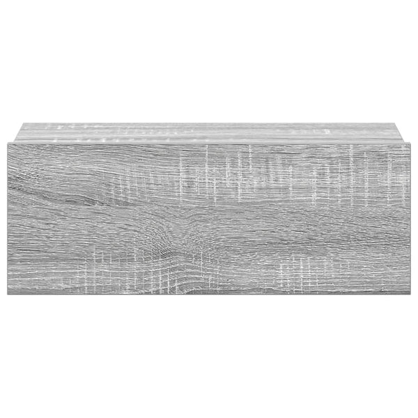 Hängender Nachttisch Grau Sonoma 40x30x15 cm