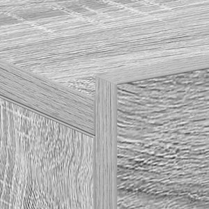 Hängender Nachttisch Grau Sonoma 40x30x15 cm