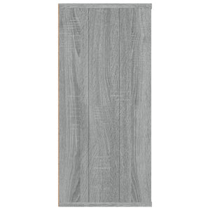 Bücherregal Sideboard Grau Sonoma 66x30x98 cm