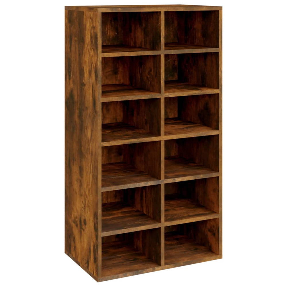 Schuhregal Räuchereiche Holzwerkstoff