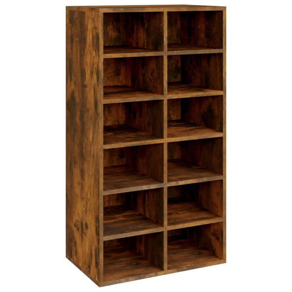 Schuhregal Räuchereiche Holzwerkstoff