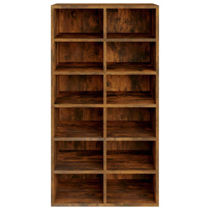 Schuhregal Räuchereiche Holzwerkstoff